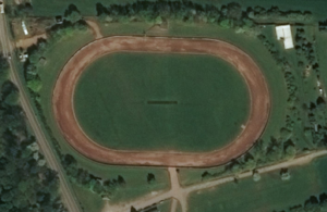 Luftbild der Speedwaybahn