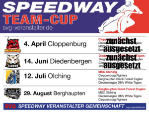 Speedway Team Cup 2020 ausgesetzt
